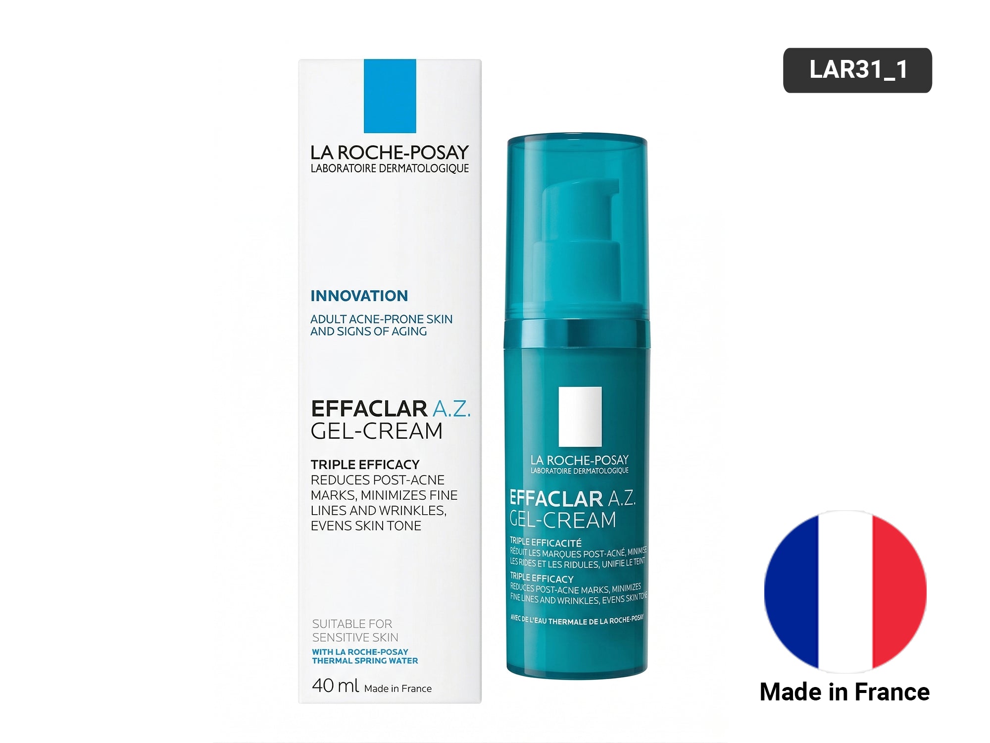 La Roche Posay Effaclar A.Z Gel Cream Moisturiser 40ml